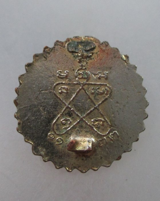 20 B เข็มกลัดลงยาหลวงพ่อทองคำ วัดไทรใหญ่ จ นนทบุรี ปี๒๒