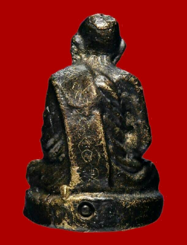 รูปหล่อรุ่นแรก หลวงพ่อมุม อินทปญฺโญ ปี2509 