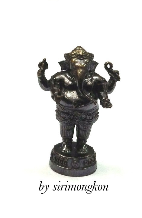 พระพิฆเนศ ปางประทานพร รุ่น100ปี กรมศิลปากร ขนาด 0.5 นิ้ว เนื้อโลหะผสม มีโค๊ด