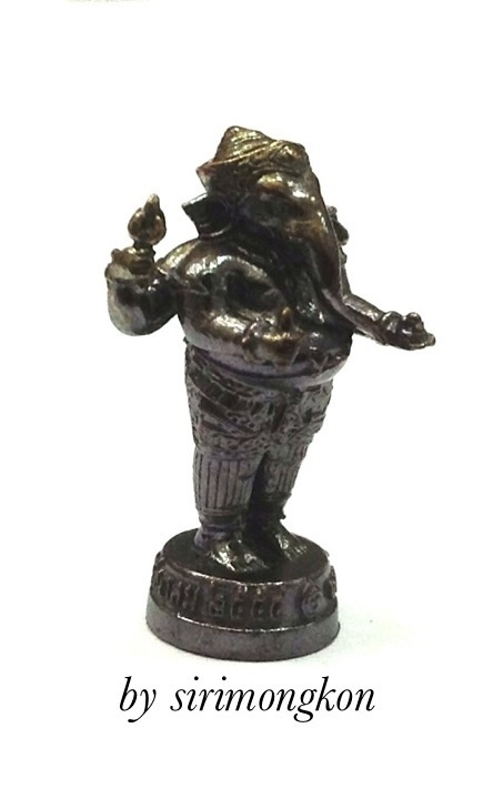 พระพิฆเนศ ปางประทานพร รุ่น100ปี กรมศิลปากร ขนาด 0.5 นิ้ว เนื้อโลหะผสม มีโค๊ด