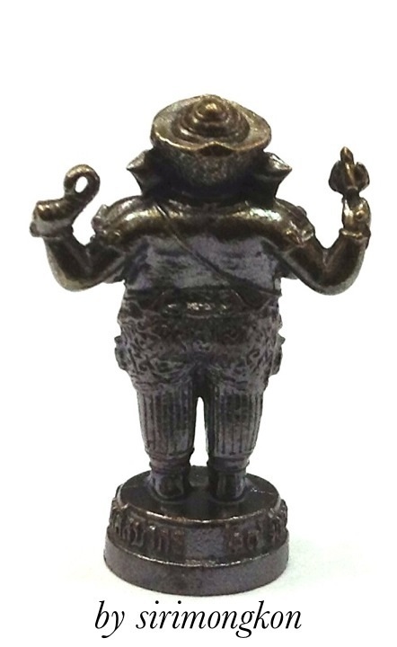 พระพิฆเนศ ปางประทานพร รุ่น100ปี กรมศิลปากร ขนาด 0.5 นิ้ว เนื้อโลหะผสม มีโค๊ด