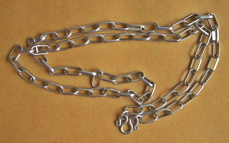 ((( ..วัดใจ 100.- )))  >>> ...สร้อยสแตนเลส (ยาว 30.5 นิ้ว)..ลายห่วงโซ่... <<<  ...สินค้าใหม่...