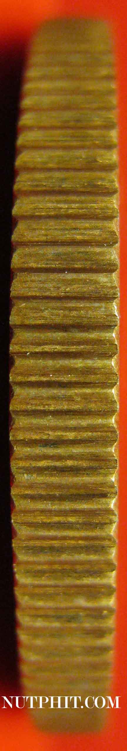 เหรียญ ลป.สงฆ์ วัดเจ้าฟ้าศาลาลอยขวัญถุง 2.5 ซม.(พิมพ์ใหญ่) ขอบสตางค์ ผิวไฟ ปี ๒๓ สวยกริ๊บ+บัตรรับรอง