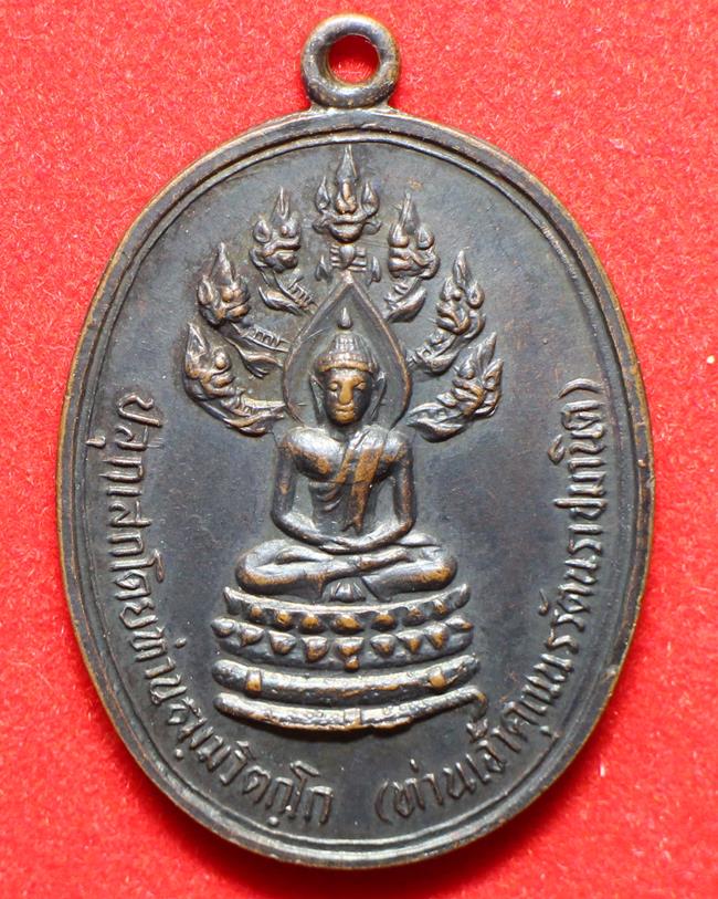 เหรียญนาคปรกจเร บล๊อกดาวกระจาย ท่านเจ้าคุณนรฯ เนื้อทองแดง วัดเทพศิรินทรฯ ปี 13