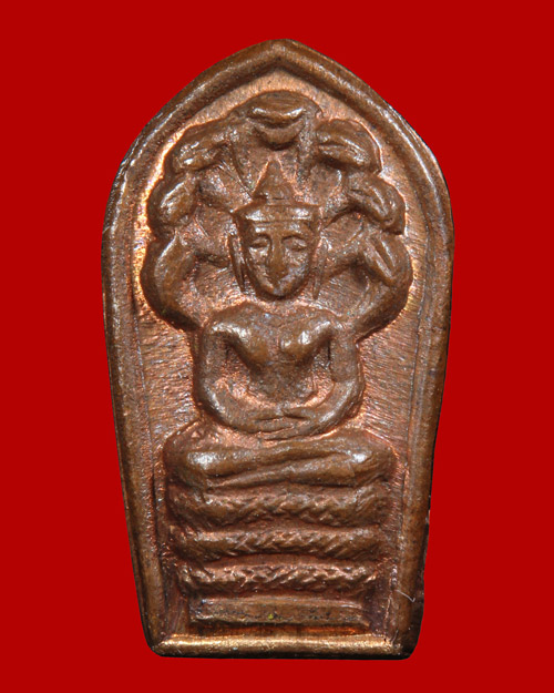 หลวงปู่โต๊ะ วัดประดู่ฉิมพลี พระปรกใบมะขาม ปี2521 บล็อกหูขีด