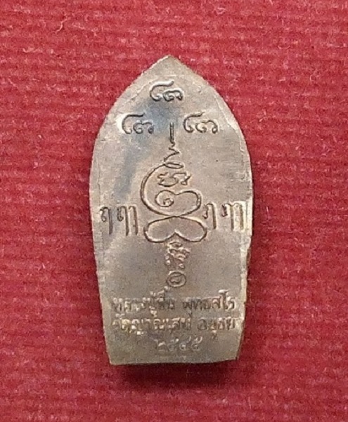 ปรกใบมะขามรุ่นแรก เนื้อทองแดง หลวงปู่ชื้น วัดญาณเสน อยุธยา ปี45...เคาะเดียวแดง...