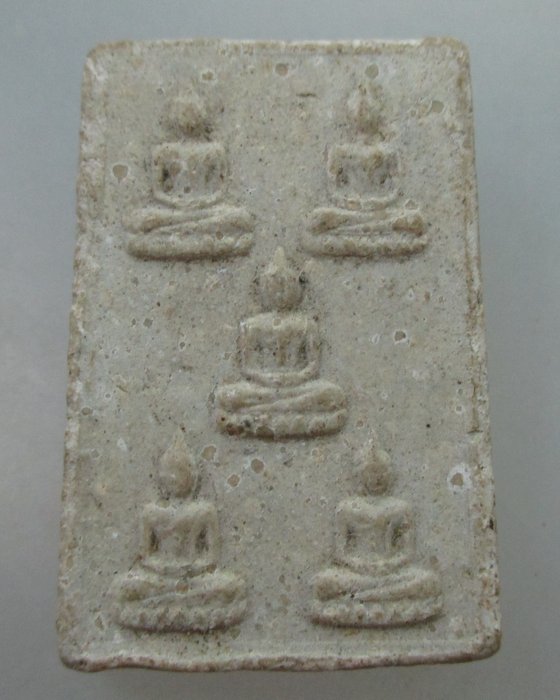 20 B พระเจ้าห้าองค์เนื้อผงน้ำมัน วัดพระยาสุเรนทร์  ที่ระลึก ๑๐๘ ปี