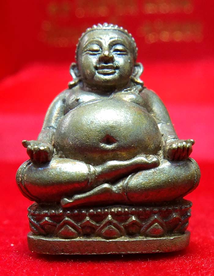 พระสังกัจจายรุ่น"รับทรัพย์" เนื้อทองสำริด ก้นอุดผงพรายกุมาร หลวงพ่อสาคร วัดหนองกรับ 