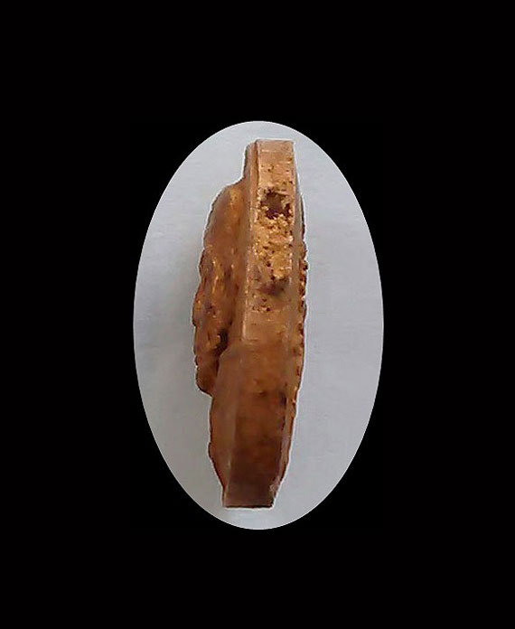 เคาะเดียว เหรียญเม็ดยา หลวงปู่หมุน ฐิตสีโล รุ่นมหาสมปรารถนา ปี43 ตอกโค๊ต ๑ หน้าไม่แตก