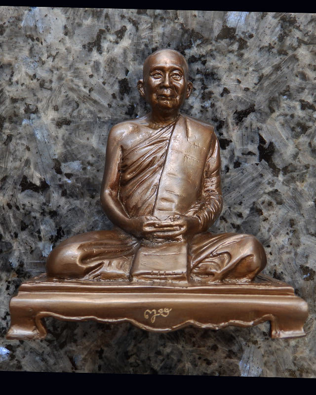 รูปหล่อบูชา สมเด็จพระญาณสังวรฯ ที่ระลึกงานพระราชทานเพลิงศพ หน้าตัก 3 นิ้ว สร้างจำนวน 1000 องค์