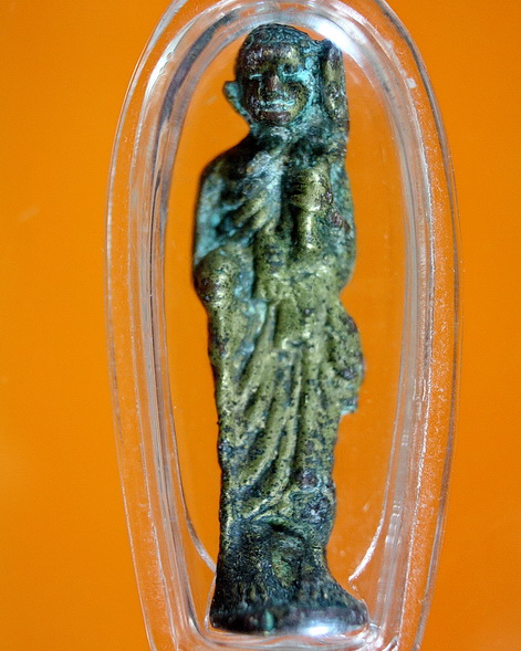 รูปหล่อโบราณพระสีวลี ยุคแรก หลวงพ่อแฉ่ง วัดบางพัง จ.นนทบุรี