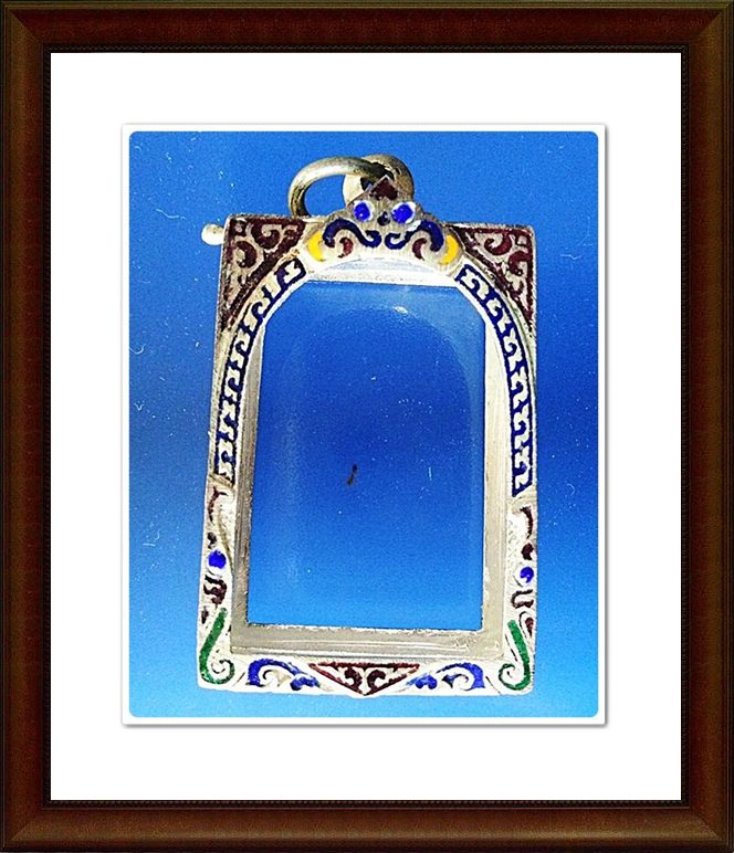 ตลับพระสมเด็จ เงินลงยา