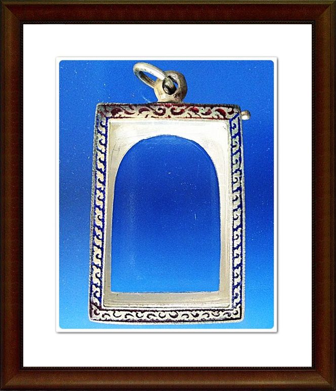 ตลับพระสมเด็จ เงินลงยา