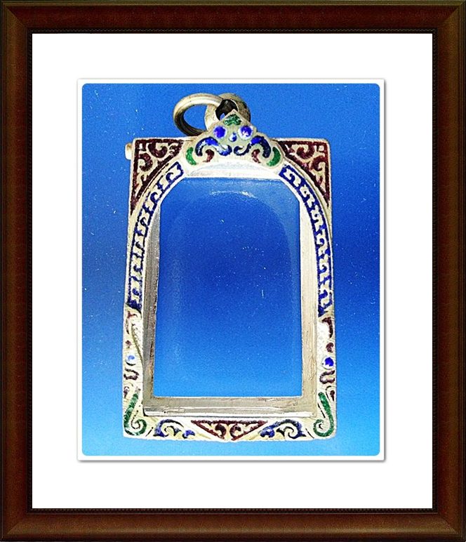 ตลับพระสมเด็จ เงินลงยา