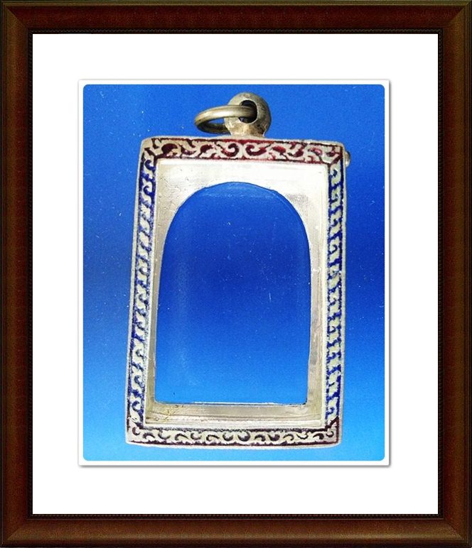 ตลับพระสมเด็จ เงินลงยา