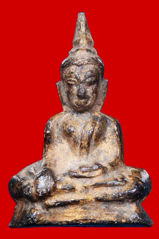 พระท่ากระดาน กรุเก่าศรีสวัสดิ์ พิมพ์ใหญ่ สภาพสวย (ดีกรีรางวัลที่2) งานกองทัพไทย แจ้งวัฒนะ