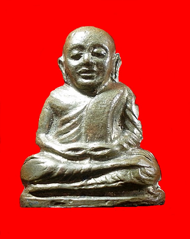 รูปเหมือนหลวงพ่อเงินอุดกริ่งปี16หลังเลข2ก้นวงเดือน วัดบางคลาน