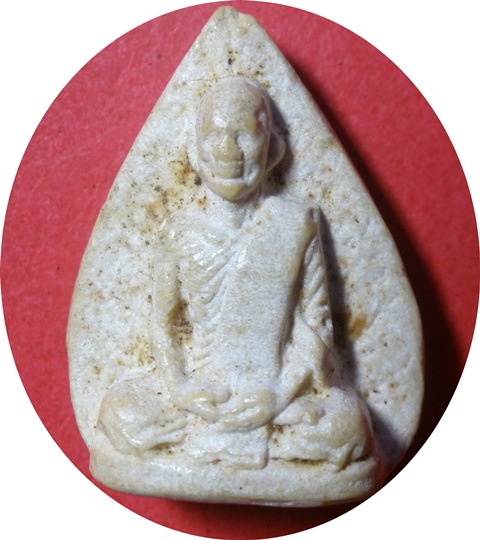 รูปเหมือนใบโพธิ์เจ้าคุณนรเนื้อผงปี13ก้นดอกจัน