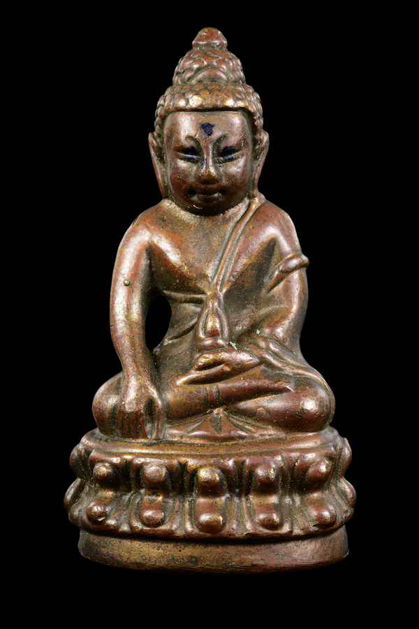 พระกริ่งจักรพรรดิ์ชัยวรมันสัมฤทธิ์โชค(หลวงปู่สรวง เทวดาเล่นดิน)พิธีไหว้ครู ปี32