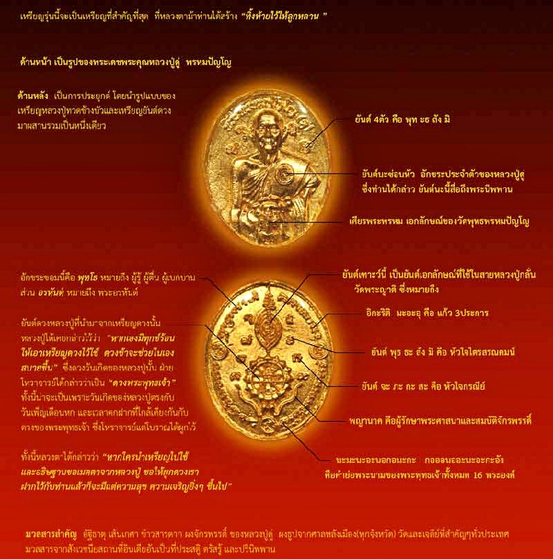 เหรียญดวงโพธิญาณกำลังแผ่นดิน หลวงปู่ดู่ รุ่นดวงเหนือดวง เนื้อสำริด มีจารหลวงตาม้า คัดสวยกล่องเดิม