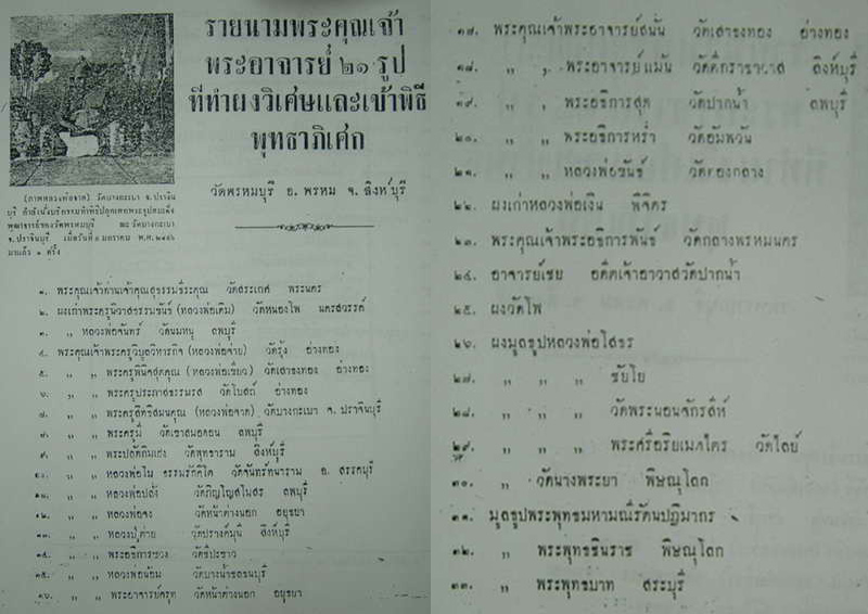 พระประจำวันจันทร์"๒๔๙๖ หลวงพ่อจรัญ วัดอัมพวัน สิงห์บุรี