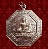 เหรียญพระโพธิสัตว์ ๘ เหลี่ยม ด้านหลังยันต์ "ฉลองครบรอบ ๒๒๒ ปี ไชน่าทาวน์" เยาวราช กรุงเทพมหานคร