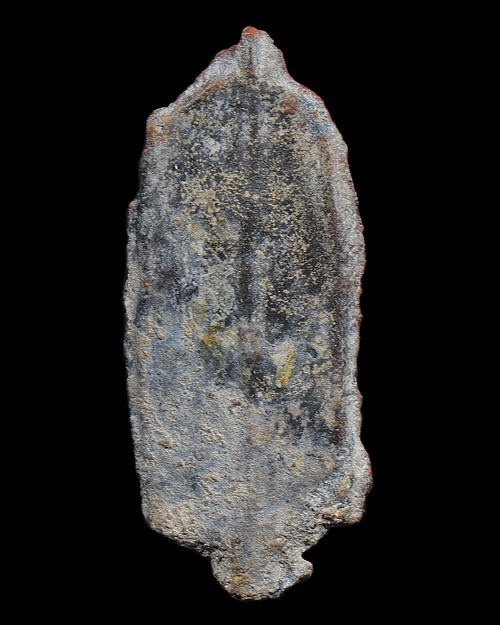 พระร่วงยืน พิมพ์พนมมือ กรุวังเพิ่ม จ.ขอนแก่น เนื้อตะกั่วสนิมแดง สภาพสวยมากมาก+บัตรรับรองครับ