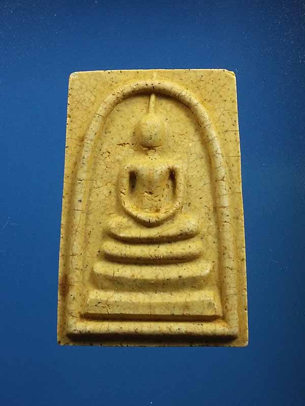 พระสมเด็จวัดระฆัง รุ่น 214 เกิด(โต พรหมรังสี) พิมพ์ใหญ่ทรงนิยม เกศทะลุซุ้ม((แตกลายงา)) พร้อมกล่อง 5