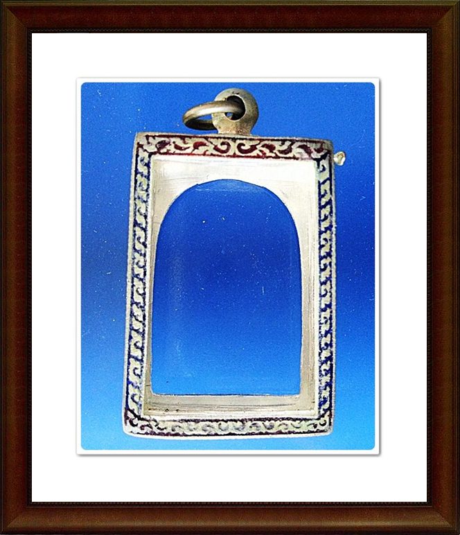 ตลับพระสมเด็จ เงินลงยา