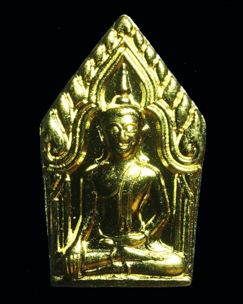 ขุนแผนหลังยันต์มงกุฎแก้ว รุ่นสร้างวิหารหลวงปู่อินทร์ อินทสุวณฺโน วัดหนองบัว