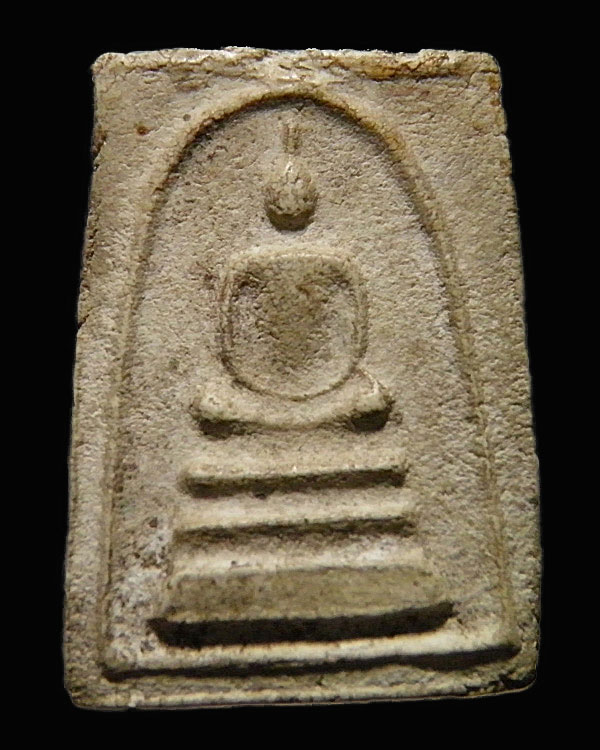 พระสมเด็จเนื้อผงพุทธคุณ หลังยันต์น้ำเต้า เจ้าคุณนรฯ ออกวัดศีลขันธารา จ.อ่างทอง ปี ๒๕๑๓ กล่องเดิมวัด 