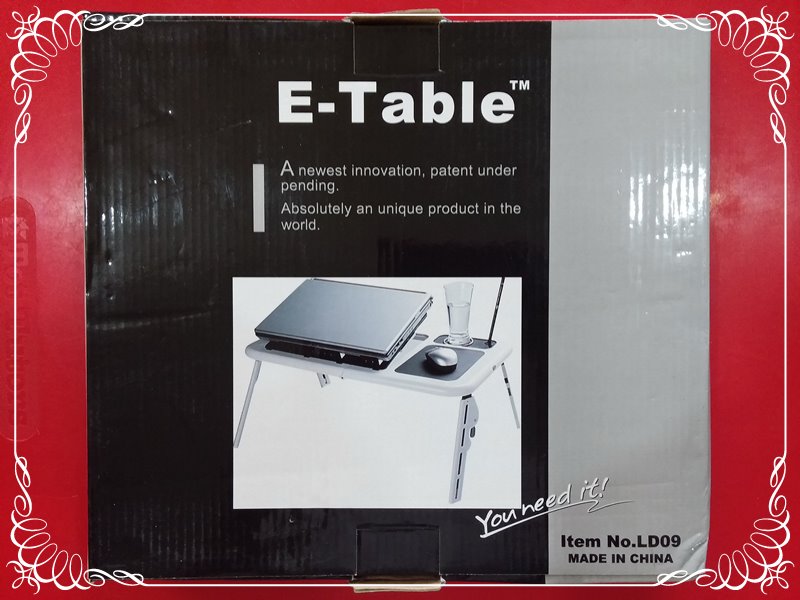 โล็ะสต็อกถูกๆ เคาะเดียว (320 บาท) E - Table โต็ะวางโน็ตบุคเอนกประสงค์
