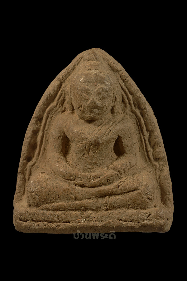 พระหลวงพ่อโต เนื้อดิน ปางสมาธิ กรุวัดบางกระทิง จ.อยุธยา