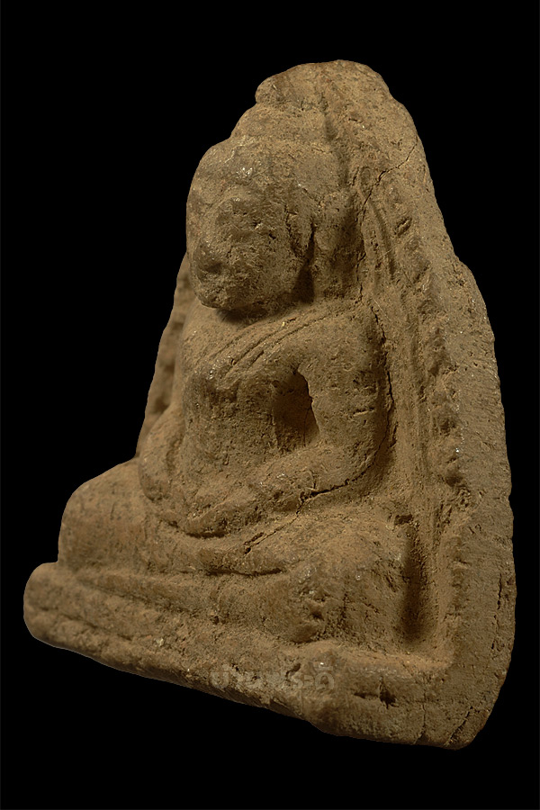 พระหลวงพ่อโต เนื้อดิน ปางสมาธิ กรุวัดบางกระทิง จ.อยุธยา