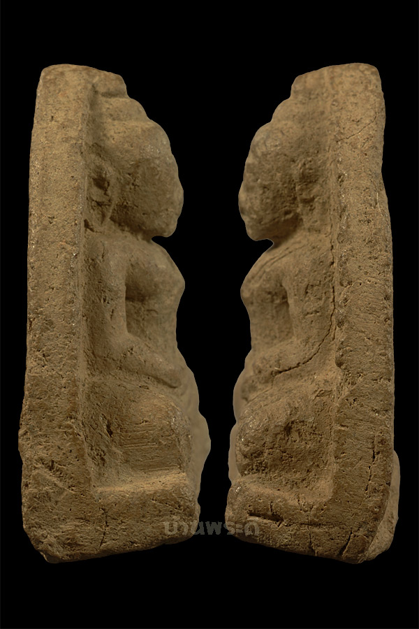 พระหลวงพ่อโต เนื้อดิน ปางสมาธิ กรุวัดบางกระทิง จ.อยุธยา