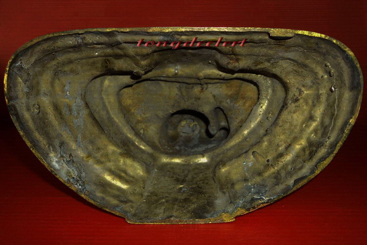 พระบูชาหลวงพ่อทอง วัดเขาตะเครา จ.เพชรบุรี รุ่นสร้างศาลาการเปรียญ หน้าตัก 5 นิ้ว ปิดทอง สวยมากค่ะ