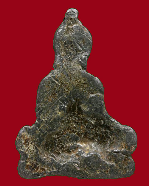 พระท่ากระดาน กรุเก่าศรีสวัสดิ์ พิมพ์ใหญ่ เนื้อตะกั่วสนิมแดง จ.กาญจนบุรี 