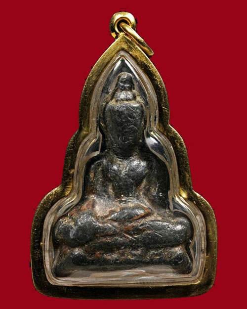 พระท่ากระดาน กรุเก่าศรีสวัสดิ์ พิมพ์ใหญ่ เนื้อตะกั่วสนิมแดง จ.กาญจนบุรี 