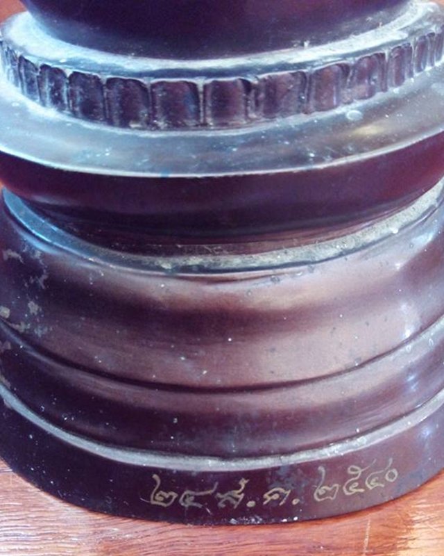 พระบูชา พระแก้วบุษราคัม หน้าตัก5นิ้ว ปี2540 วัดศรีอุบลรัตนาราม จ.อุบลราชธานี