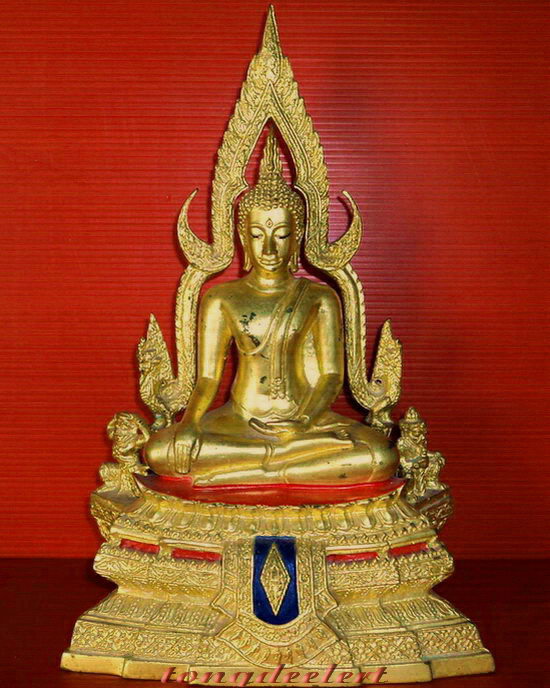 พระพุทธชินราชบูชา ปิดทอง ฐานสูง สวยมากค่ะ