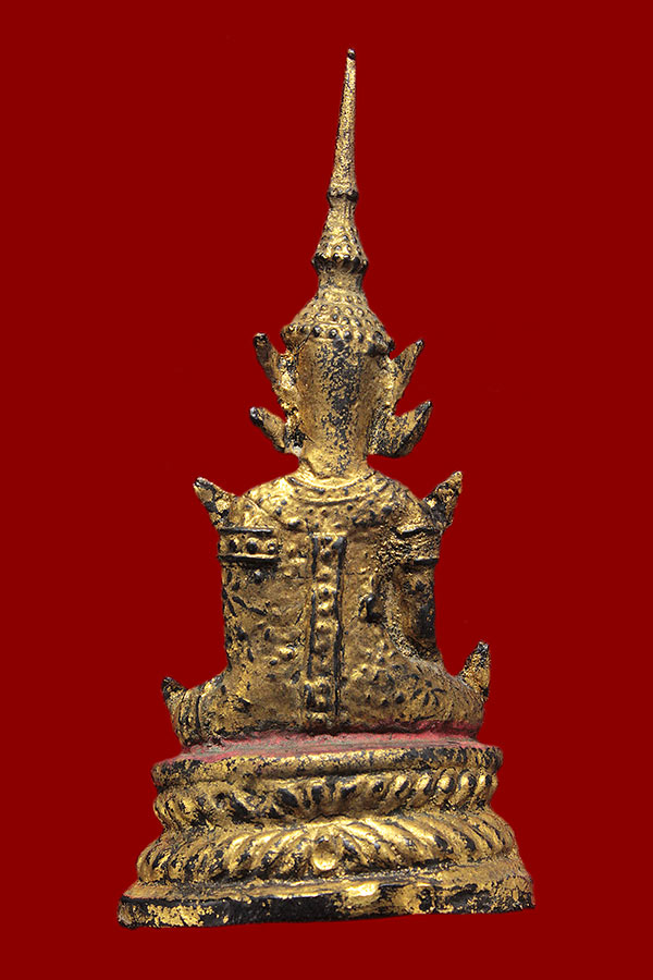 พระบูชา ยุครัตนะโกสินทร์ หน้าตัก 1.3 นิ้ว สูง 3.5 นิ้ว