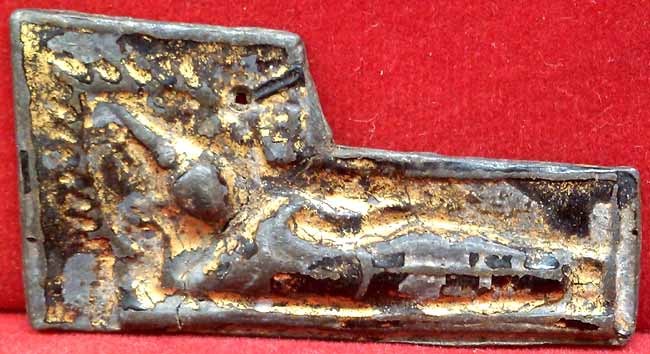 *พระกรุวัดกลางตลาดพลู เนื้อชิน ปางไสยาสน์*