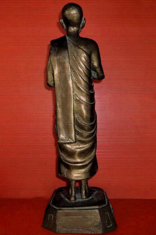 รูปหล่อยืนหลวงพ่อโอภาสี อาศรมบางมด สูง 13.5 นิ้ว สวยมากค่ะ