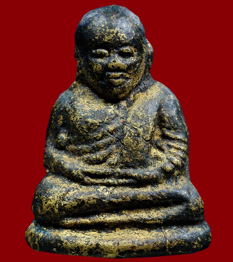 หลวงพ่อเงิน วัดบางคลาน จังหวัด พิจิตร รุ่นปืนแตก พิมพ์นิยม เศ ียรโต ปี ๒๕๒๘ (๕)