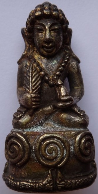 พระกริ่งเขมร รุ่นแรก หลวงปู่ฤทธิ์ วัดชลประทานราชดำริ เนื้อเบ ญจโลหะเคาะเดียว550