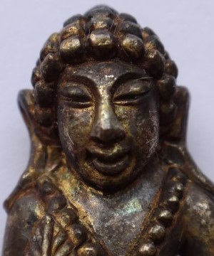 พระกริ่งเขมร รุ่นแรก หลวงปู่ฤทธิ์ วัดชลประทานราชดำริ เนื้อเบ ญจโลหะเคาะเดียว550