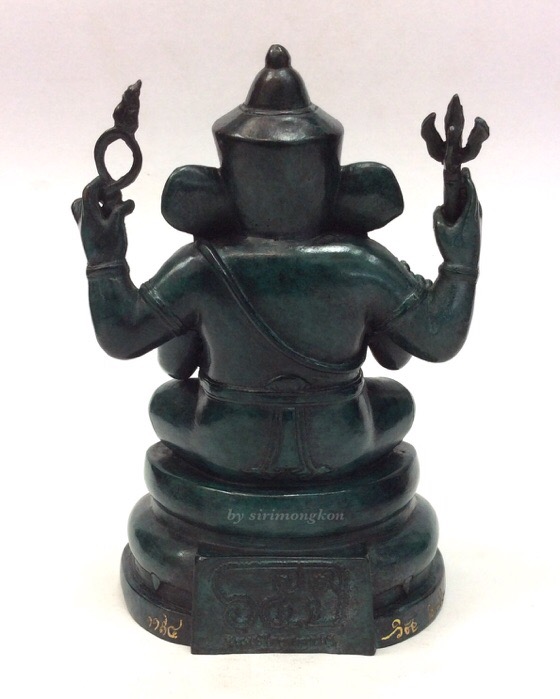 พระพิฆเนศ 65ปี คณะจิตรกรรมฯ ม.ศิลปากร เนื้อสำริด ขนาดบูชา หน้าตัก3นิ้ว สูง6นิ้ว ลำดับองค์พระ 1194