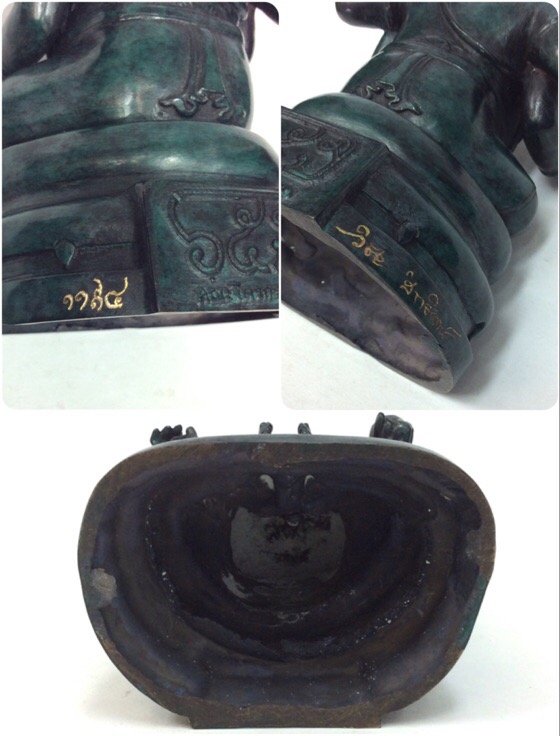 พระพิฆเนศ 65ปี คณะจิตรกรรมฯ ม.ศิลปากร เนื้อสำริด ขนาดบูชา หน้าตัก3นิ้ว สูง6นิ้ว ลำดับองค์พระ 1194