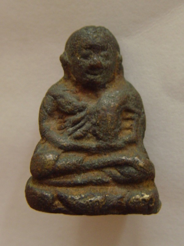 หลวงพ่อเงินขี้ตา3 ชาย กรุวัดใหม่คำวัน พิมพ์กลาง พระดูง่าย