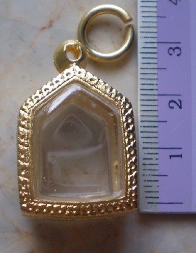 ตลับไมครอน ล้อมเพชร  ใส่ขุนแผนพรายกุมารพิมพ์เล็ก  เคาะเดียว 